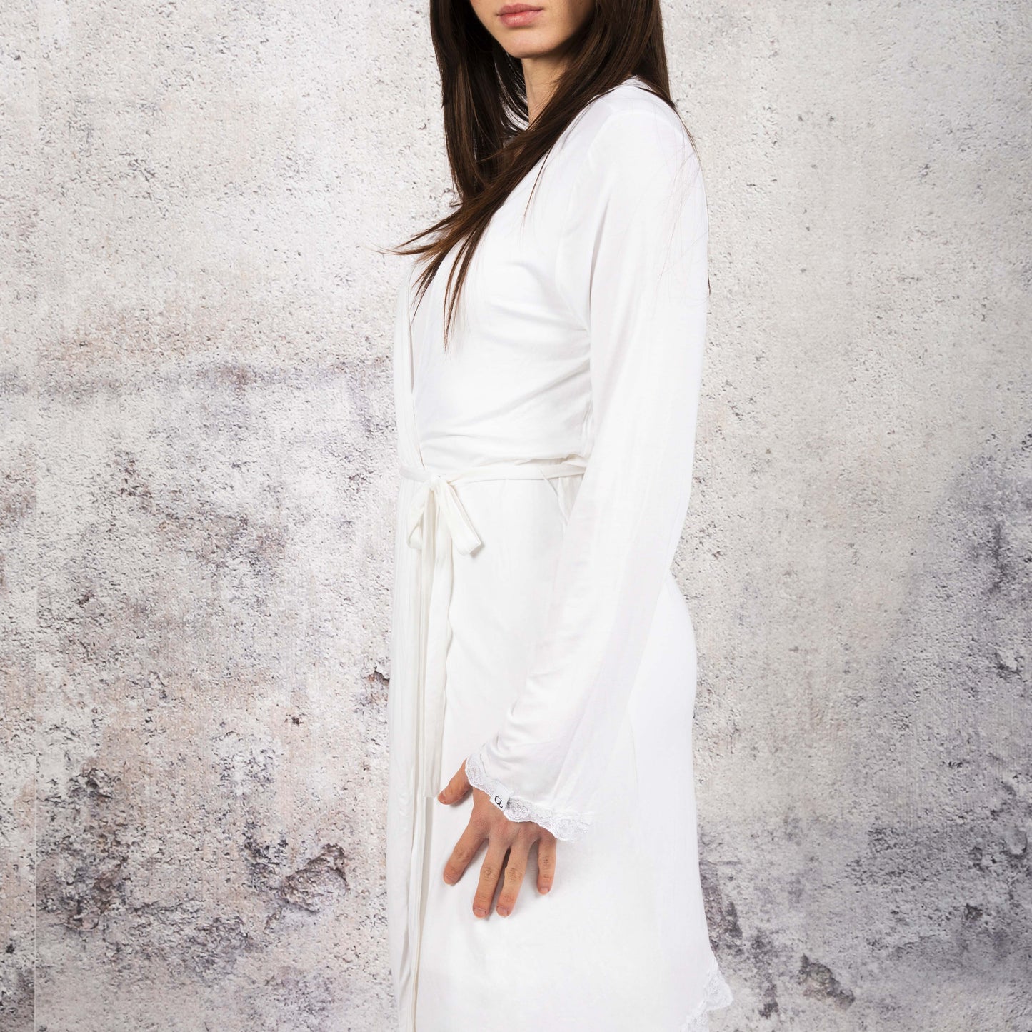 Dressing Gown - Faith Bi White