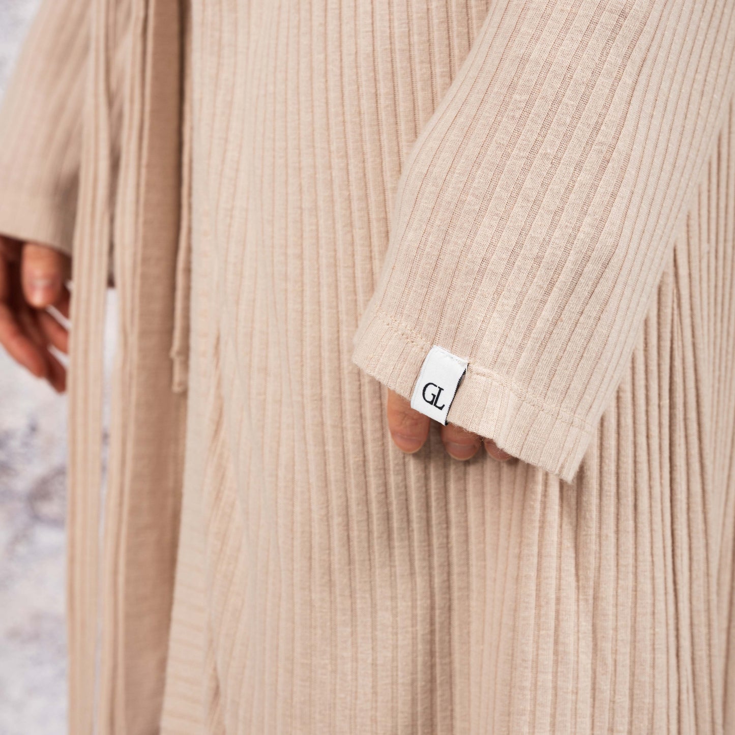 Ribbed Dressing Gown - Faith Corda