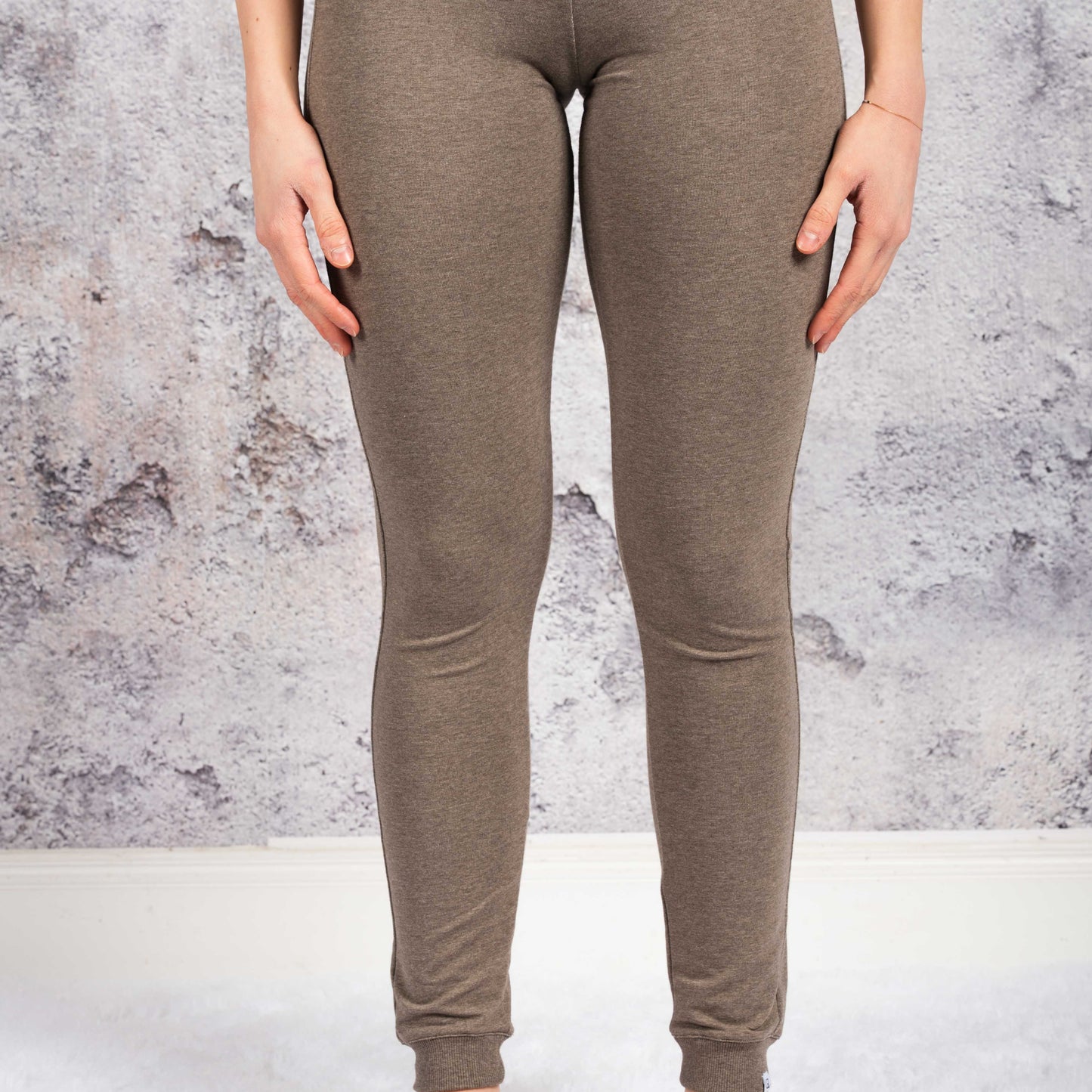 Leggings - Niylon Brown Melange