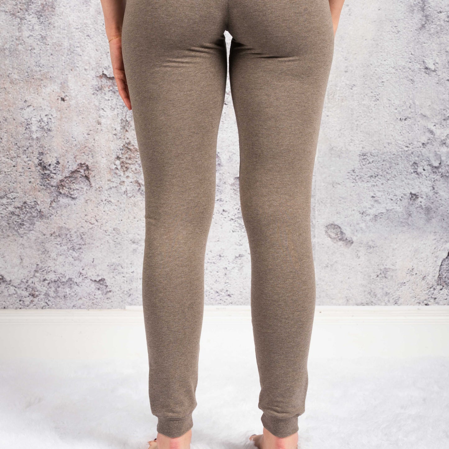 Leggings - Niylon Brown Melange