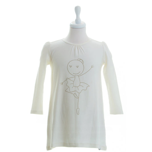 Camicia Da Notte, Stampa Ballerina Bambina  - New Bianca