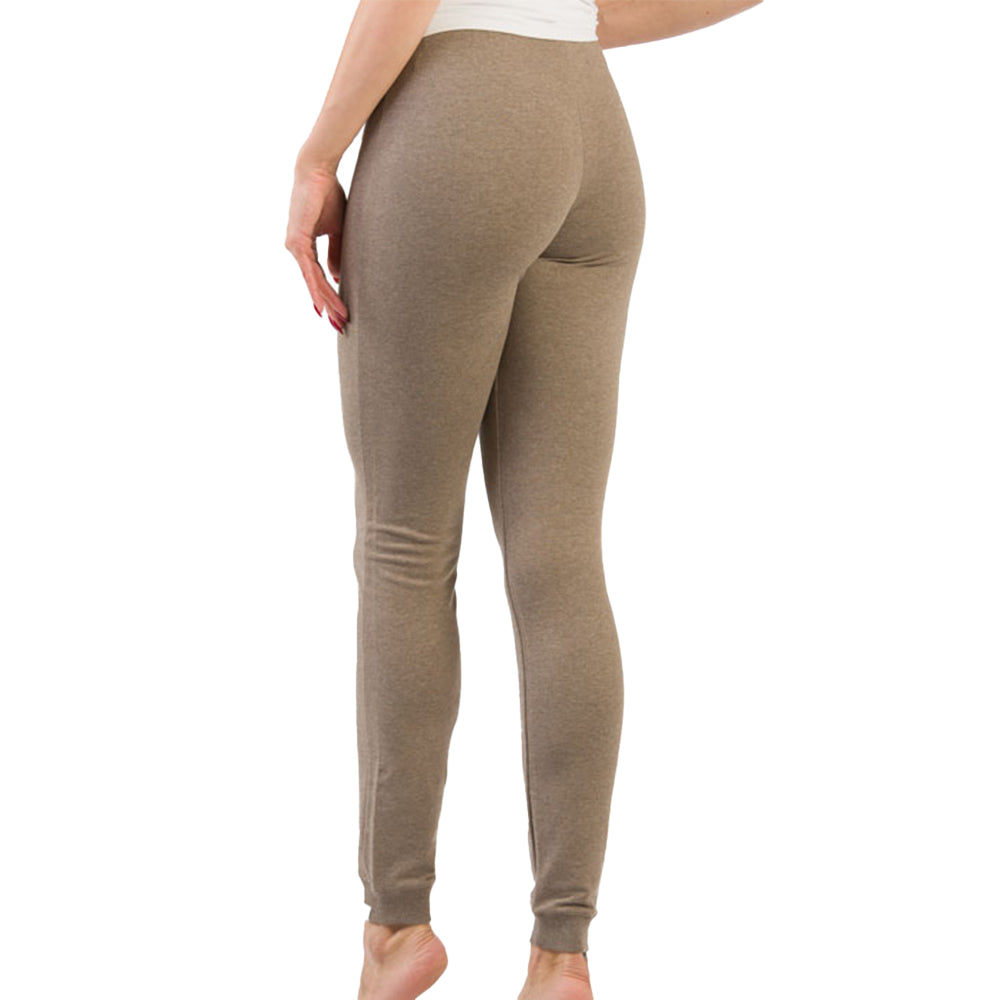 Leggins Slim Fit - Niylon - Marrone Melange